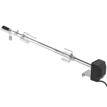 Rotisor cu motor profesional pentru gratar, otel, 1000 mm imagine