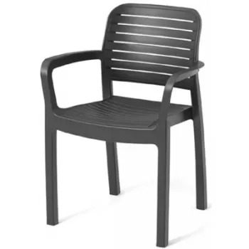 Scaun de gradina, Chloe, grafit imagine