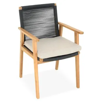 Scaun dining BERGEN lungime 60 latime 55 inaltime 85 gri imagine