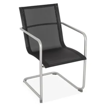 Scaun dining ESSEN lungime 52.5 latime 62 inaltime 85 gri cu negru  imagine