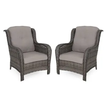 Set 2 fotolii BELHAM lungime 89 latime 79 inaltime 90 grej cu gri imagine