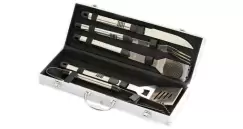 Set 5 ustensile din inox pentru gratar cutie din aluminiu Activa 16100 imagine