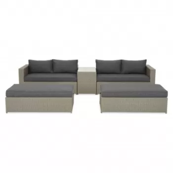 Set mobilier ADRA terasa si gradina, canapea, 2 taburete si masa imagine