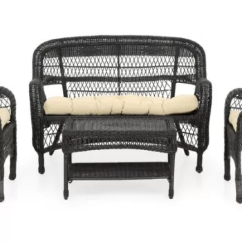 Set mobilier BARBARA terasa/gradina, 2 fotolii, canapea si masuta imagine