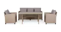 Set mobilier BAXTER terasa/gradina, 2 fotolii, canapea si masa imagine