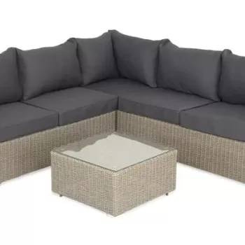 Set mobilier CASABOA pentru terasa si gradina, coltar si masuta, gri imagine