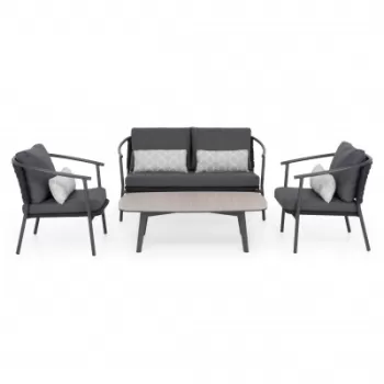 Set mobilier CASTELLI terasa si gradina, 2 fotolii, canapea si masuta imagine