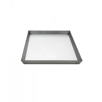 Tava din otel inoxidabil tip plancha 30 x 46 cm pentru gratar ALL\'GRILL 88005 imagine