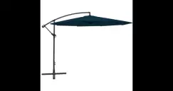 Umbrela cantilever 3,5 m, Albastru imagine