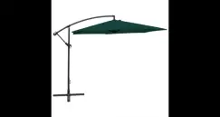 Umbrela de soare, 3 m, verde imagine