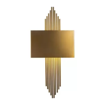 Aplica de perete, 615 - A, Opviq, 22 x 10 x 75 cm, 1 x E27, 40W, aramiu antic imagine