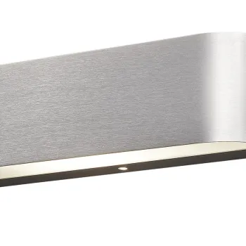 Aplica de perete Adriano, TRIO, 30x6 cm, 3.1W, 2x SMD, aluminiu, argintiu lucios imagine