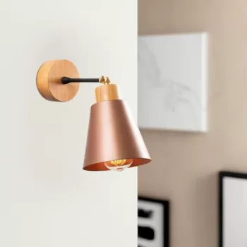 Aplica de perete, Alby, 525NOR3130, Metal, Cupru imagine