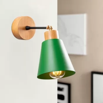 Aplica de perete, Alby, 525NOR3132, Metal, Verde imagine