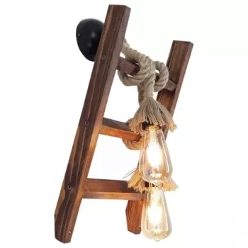 Aplica de perete All Design, handmade, 45x25x23 cm, Walnut imagine