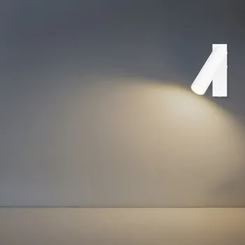 Aplica de perete Ambala, TRIO, 17x13x17.5 cm, 5.5W, 1x SMD, metal, alb mat imagine