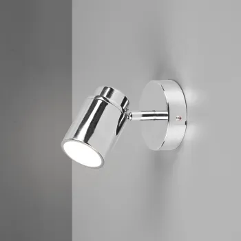 Aplica de perete Angelo, TRIO, 10.5x9x15.5 cm, 5W, 1x GU10, metal, argintiu imagine