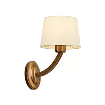 Aplica de perete, AP-1876-1ES, Aurora, 14 x 30 x 30 cm, 1 x E27, 60W, aramiu antic imagine