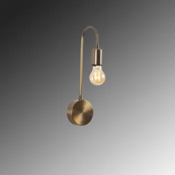 Aplica de perete, Baston - 3281, Tatum, 10 x 14 x 38 cm, 1 x E27, 40W, aramiu antic imagine