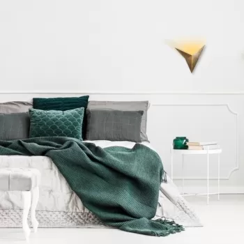 Aplica de perete, Bird - 3203, Tatum, 34 x 5 x 34 cm, 1 x G9, 10W, aramiu antic imagine