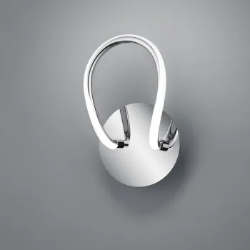 Aplica de perete Bologna, RL, 15x26 cm, 11W, 1x SMD LED, metal, argintiu imagine