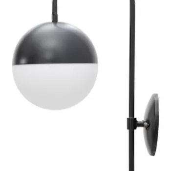 Aplica de perete, Darky Street, Mauro Ferretti, 1 x E14, 40W, negru imagine