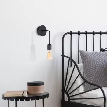 Aplica de perete, Dartini - MR - 887, Alby, 6 x 12 x 27 cm, 1 x E27, 40W, negru imagine