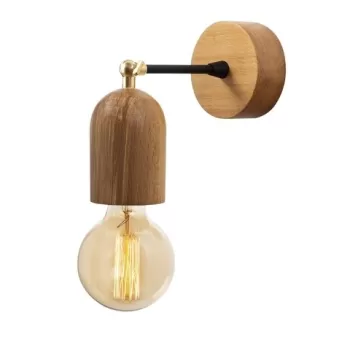 Aplica de perete Datca N-934, Noor, 17 x 20 cm, 1 x E27, 100W, natural imagine