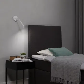 Aplica de perete ELTAP, Vespillo, 35x8 cm, 1xG9, 8W, otel, alb imagine