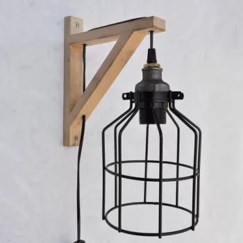 Aplica de perete, Evila Originals, 791EVL1593, Fier, Negru imagine