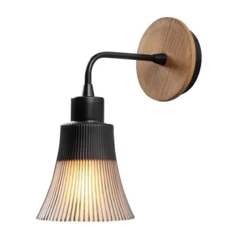 Aplica de perete Foca N-129, Noor, 24 x 28 cm, 1 x E27, 100W, negru imagine