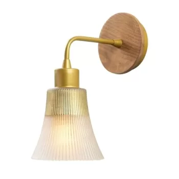 Aplica de perete Foca N-131, Noor, 24 x 28 cm, 1 x E27, 100W, auriu imagine