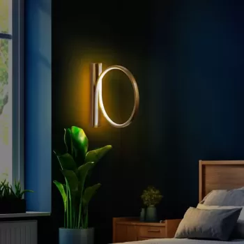 Aplica de perete, Fresno, 119FRS1103, Metal, Auriu imagine