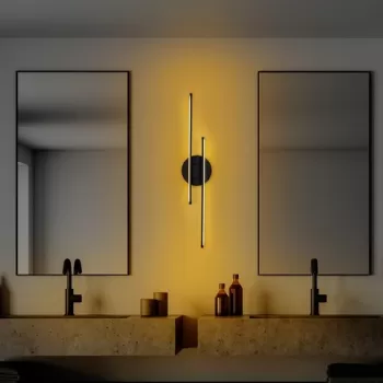 Aplica de perete, Fresno, 119FRS1110, Metal, Negru imagine