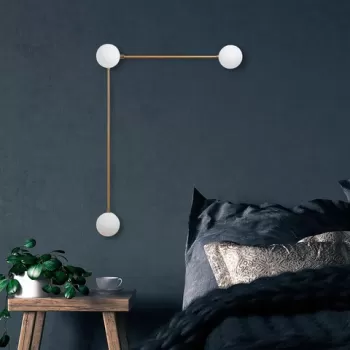 Aplica de perete, Fulgor, 942FLG1287, Metal, Vintage imagine