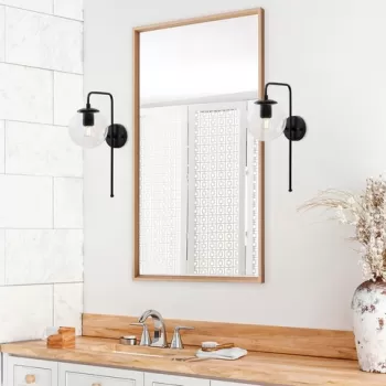 Aplica de perete, Fulgor, 942FLG1329, Metal, Negru imagine