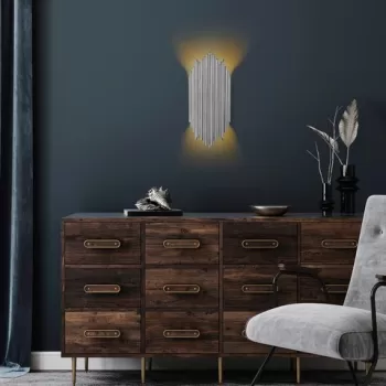 Aplica de perete, Fulgor, 942FLG1871, Metal, Crom imagine