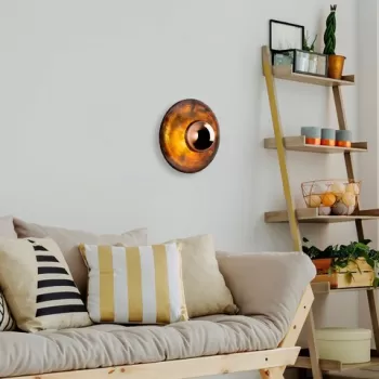 Aplica de perete, Fulgor, 942FLG1874, Metal, Cupru imagine