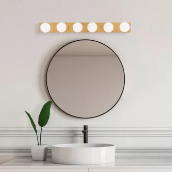 Aplica de perete, Fulgor, 942FLG2183, Metal, Auriu imagine