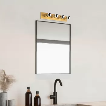 Aplica de perete, Fulgor, 942FLG2186, Metal, Auriu imagine