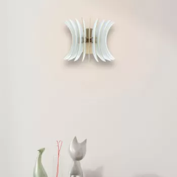 Aplica de perete, FullHouse, 390FLH2101, MDF , Alb imagine