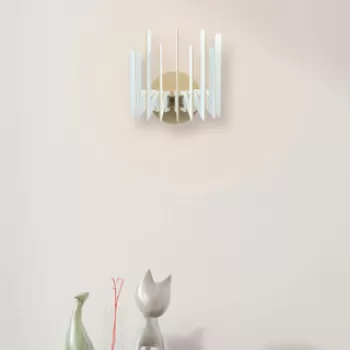 Aplica de perete, FullHouse, 390FLH2107, MDF , Alb imagine