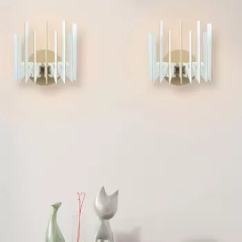 Aplica de perete, FullHouse, 390FLH2108, MDF , Alb imagine