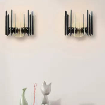 Aplica de perete, FullHouse, 390FLH2112, MDF , Negru imagine