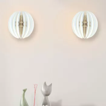 Aplica de perete, FullHouse, 390FLH2114, Half Sphere Sconce , Alb imagine