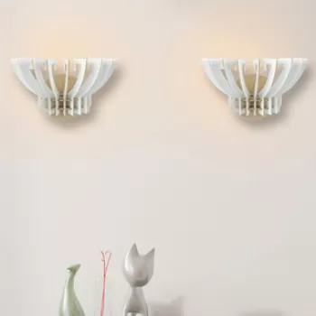 Aplica de perete, FullHouse, 390FLH2120, MDF , Alb imagine