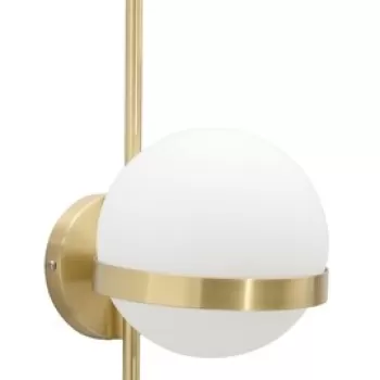 Aplica de perete Glamy Circle, Mauro Ferretti, 1 x E14, 40W, 15x20x40 cm, fier imagine