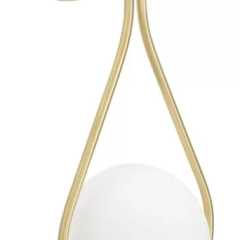 Aplica de perete Glamy Drop, Mauro Ferretti, 1 x E14, 40W, 24x20x52 cm, fier imagine