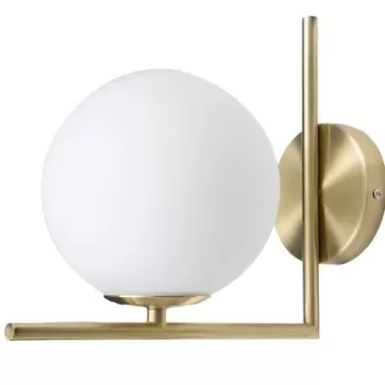 Aplica de perete Glamy, Mauro Ferretti, 25 x 22 cm, 1 x E14, 40W, fier/sticla imagine