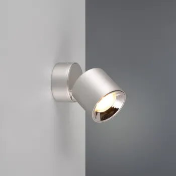 Aplica de perete Guayana, TRIO, 8.7x12 cm, 10W, 1x GU10, metal, argintiu imagine